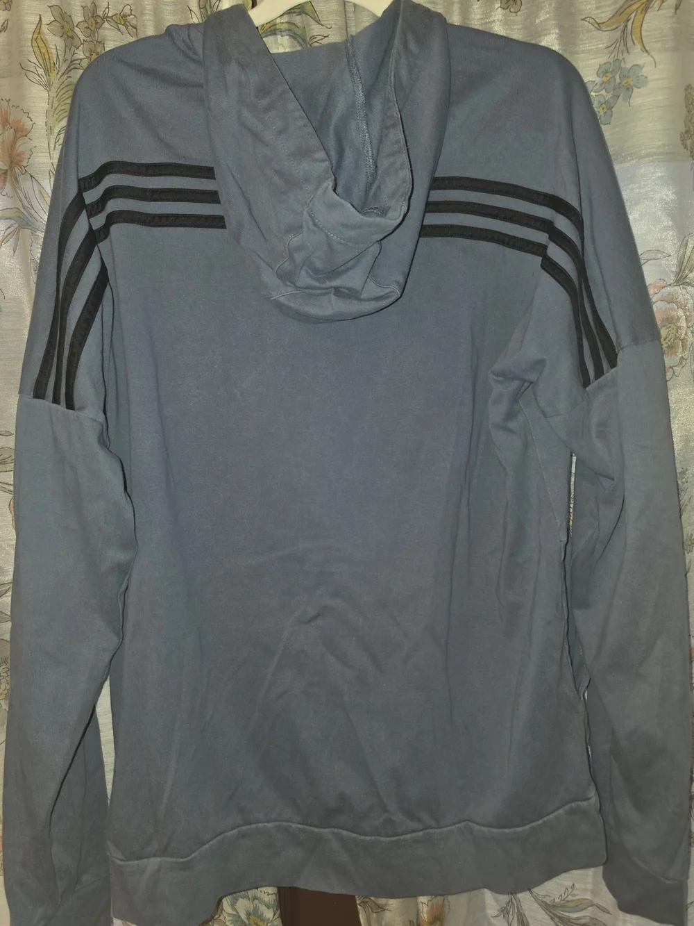 adidas Charcoal Gray Pullover Hoodie with Front Logo